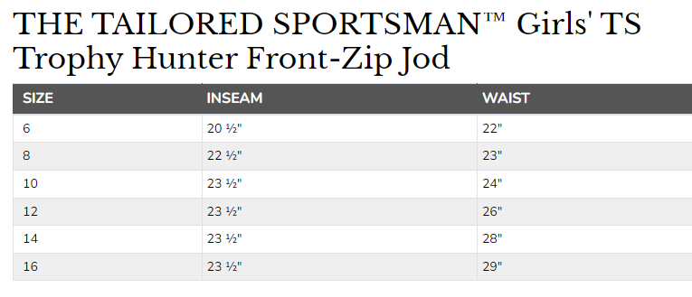 Tailored Sportsman Jodhpur - Girls 10L