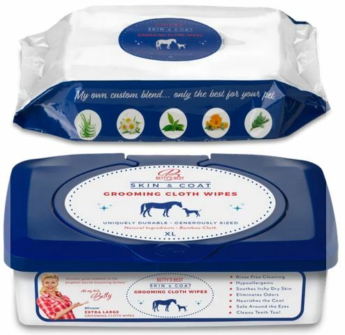 Betty's Best Skin & Coat Grooming Wipes XL -Refill