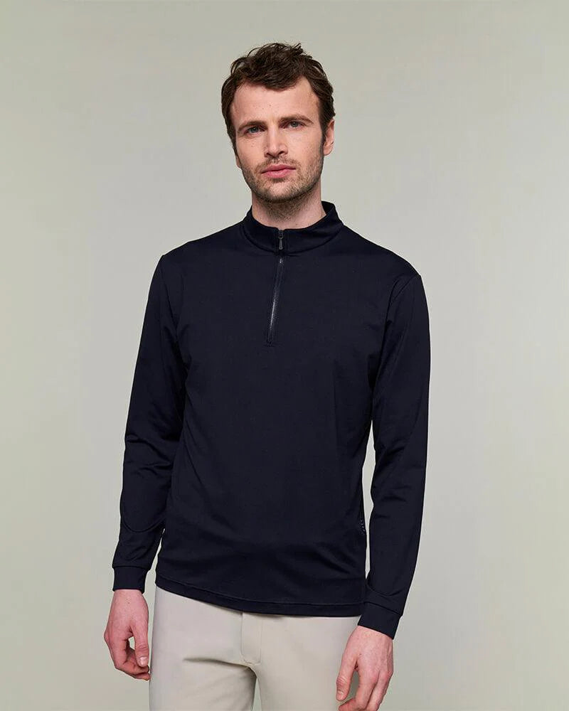 Dada Sport - Albe - Mens Long-sleeved technical polo shirt