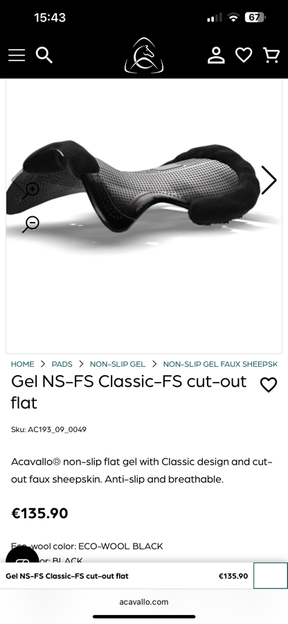 ACAVALLO Acavallo Gel Half Pad (4)