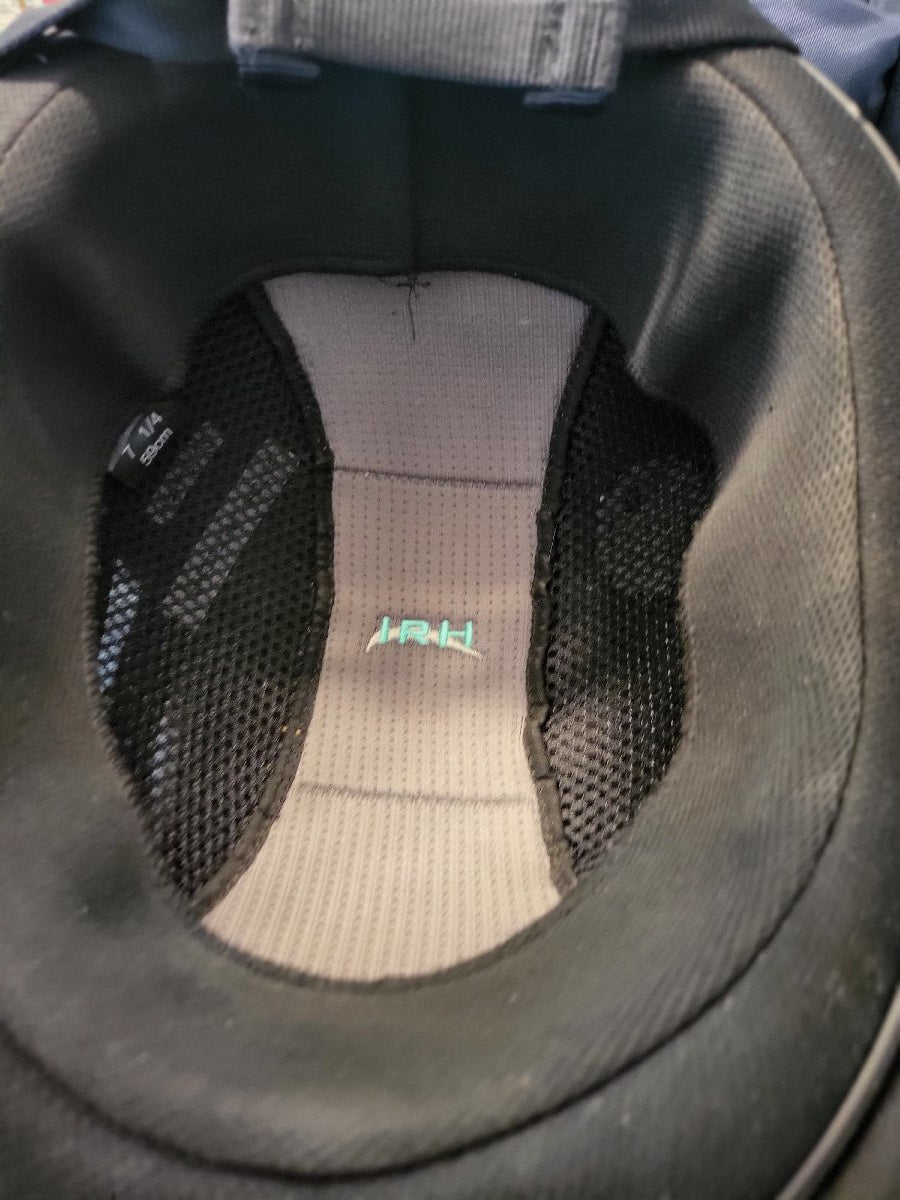 IRH Elite Helmet in Matte Black with Zip Cover
