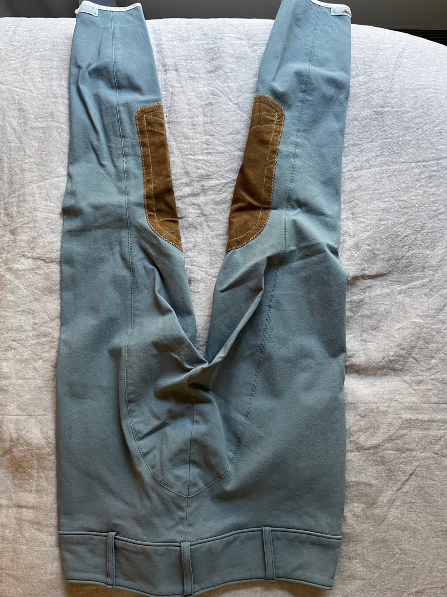 Tailored Sportsman breeches light teal/blue