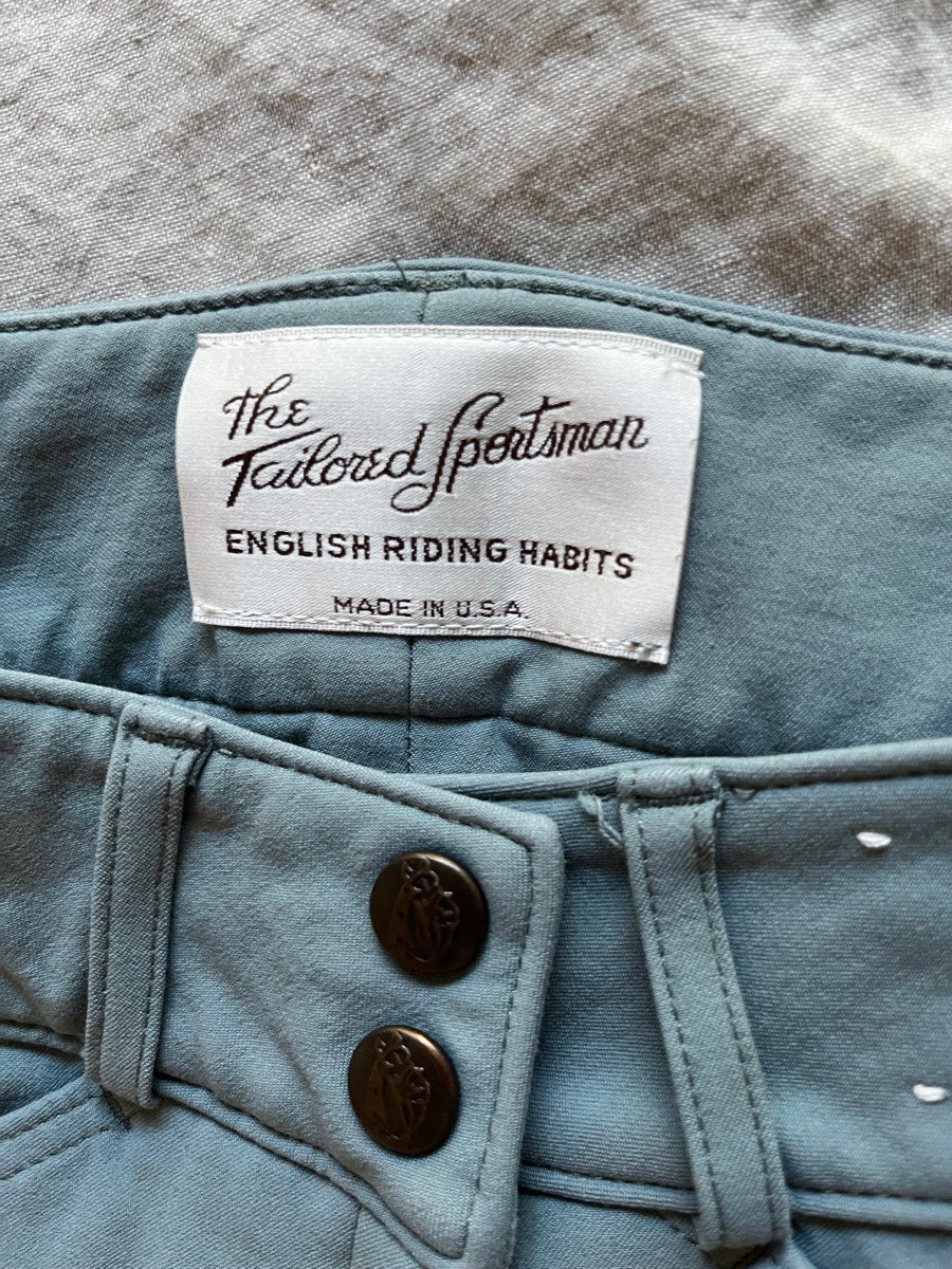 Tailored Sportsman breeches light teal/blue