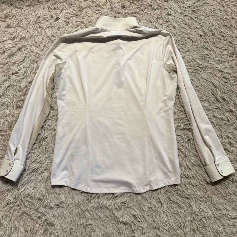 ESSEX CLASSICS Women’s XL White Essex Classics Long Sleeve Horseback Riding Show Shirt. Good Co (4)