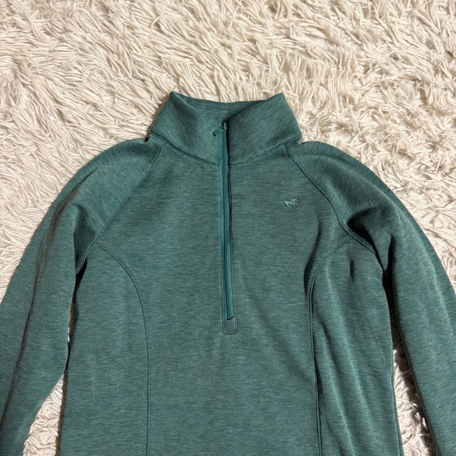 PIPER BY SMARTPAK Women’s Small Green Smartpak Long Sleeve Winter Horseback Riding Shirt. Good Con (2)
