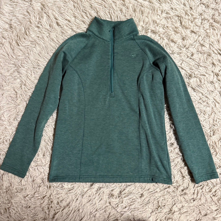 PIPER BY SMARTPAK Women’s Small Green Smartpak Long Sleeve Winter Horseback Riding Shirt. Good Con