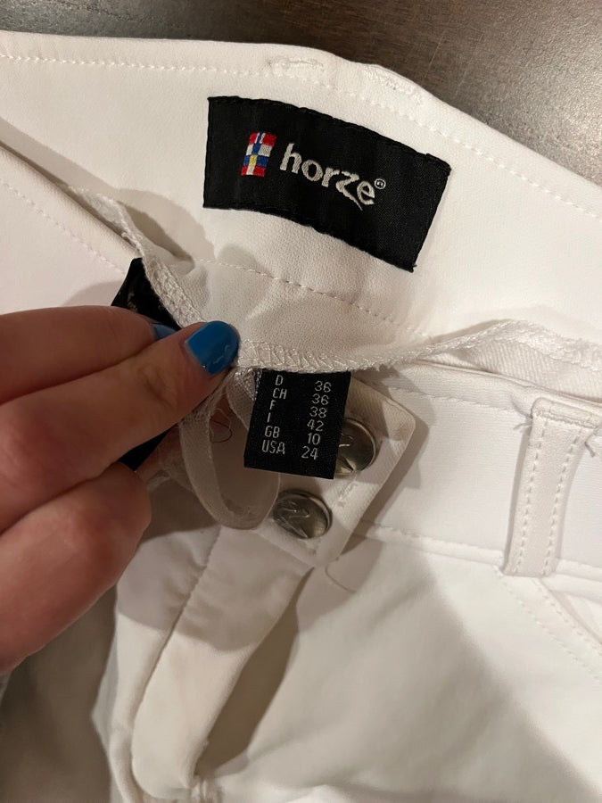 Horze white Breeches