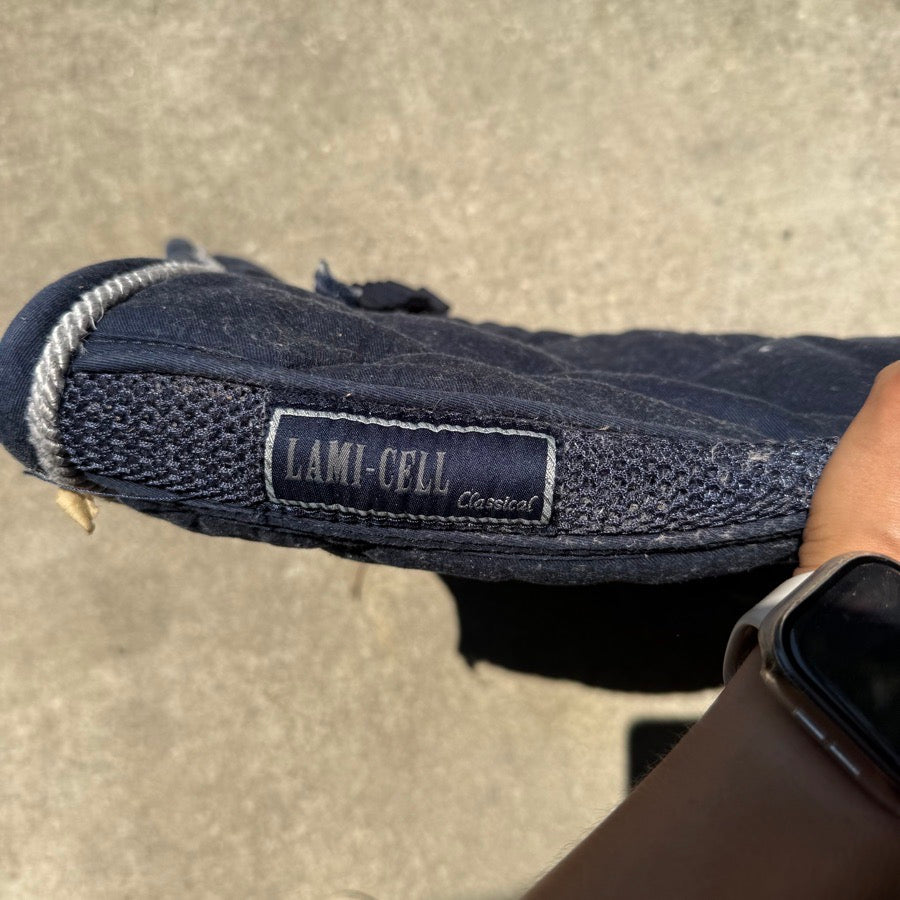 LAMI-CELL Navy Lami Cell English Horseback Riding Saddle Pad (3)