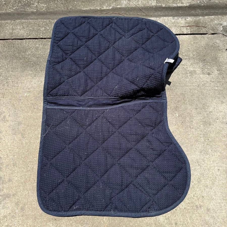 LAMI-CELL Navy Lami Cell English Horseback Riding Saddle Pad (2)