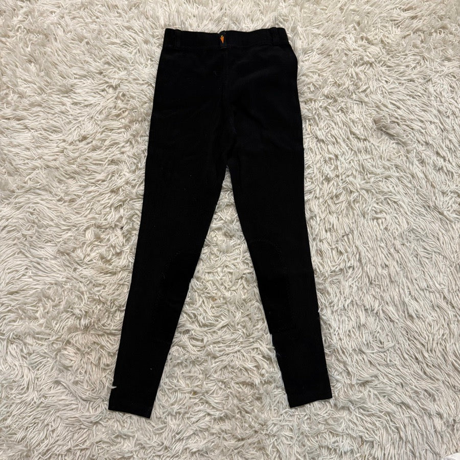 Girl’s Medium Black Kerrits Horseback Riding Tights Breeches. Good Condition.
