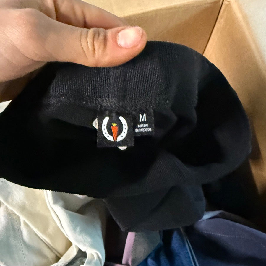 Girl’s Medium Black Kerrits Horseback Riding Tights Breeches. Good Condition.