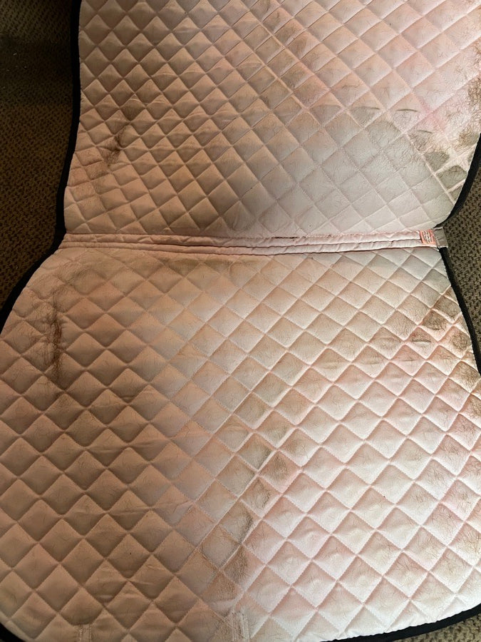 Centaur white saddle pad