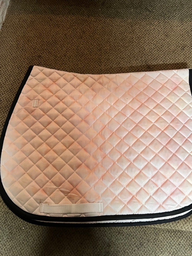 Centaur white saddle pad