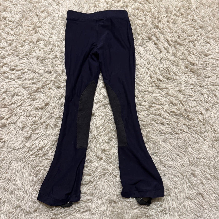 Girl’s Navy Alympic Equestrian Horseback Riding Jodphur Breeches. Good Condition
