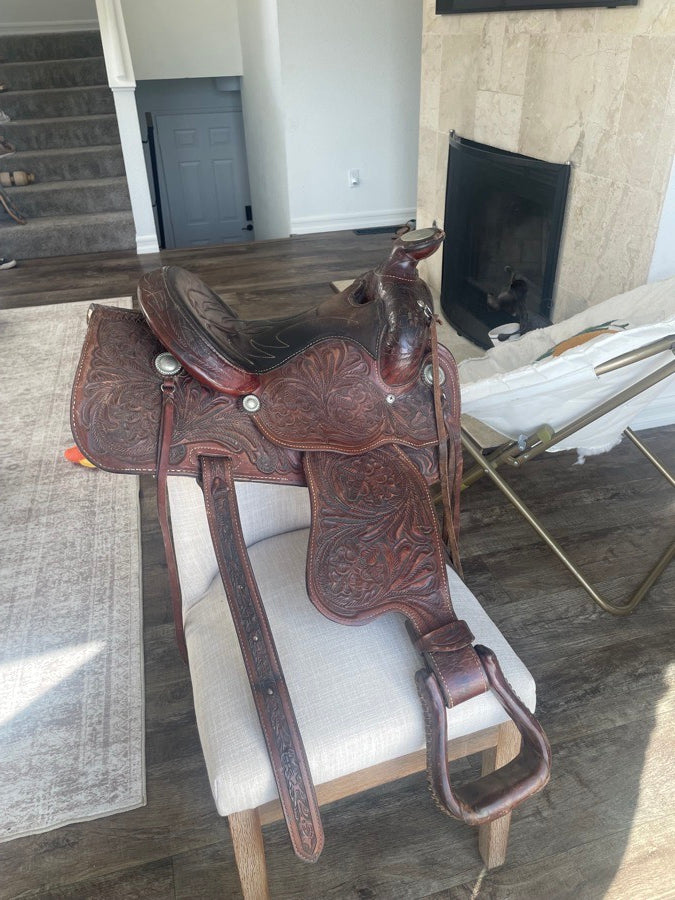 OZARK LEATHER 13” Ozark Leather Western All Around Saddle