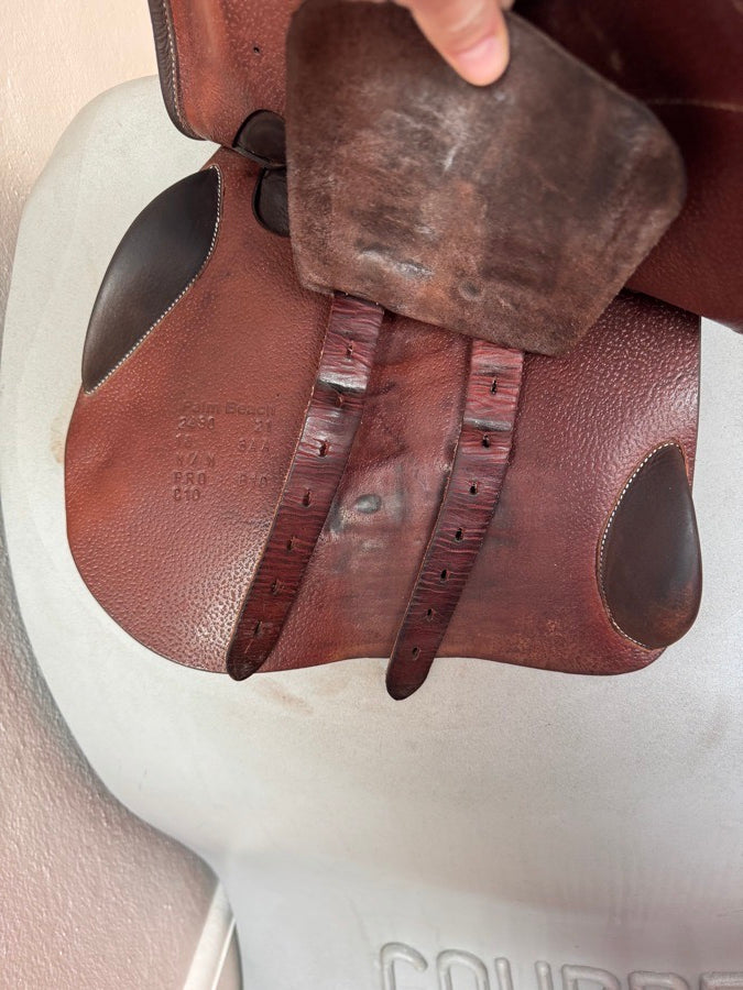 VOLTAIRE 18” 2021 Voltaire Palm Beach PRO Saddle - 3A - Full Buffalo (5)