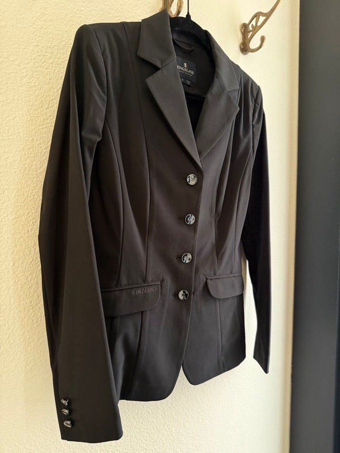 Kingsland Classic Softshell Show Coat – Black / Size 38 – like new!
