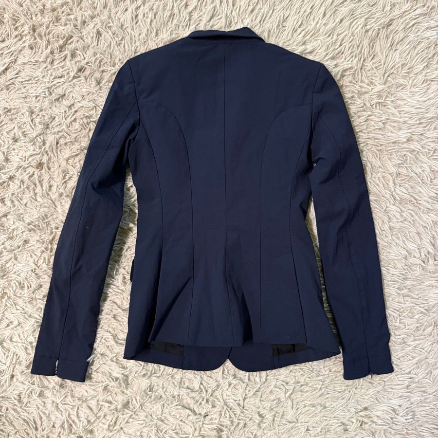 Other Women’s Size IT38 Navy Carma Horseback Riding Show Coat. Missing top button. (3)