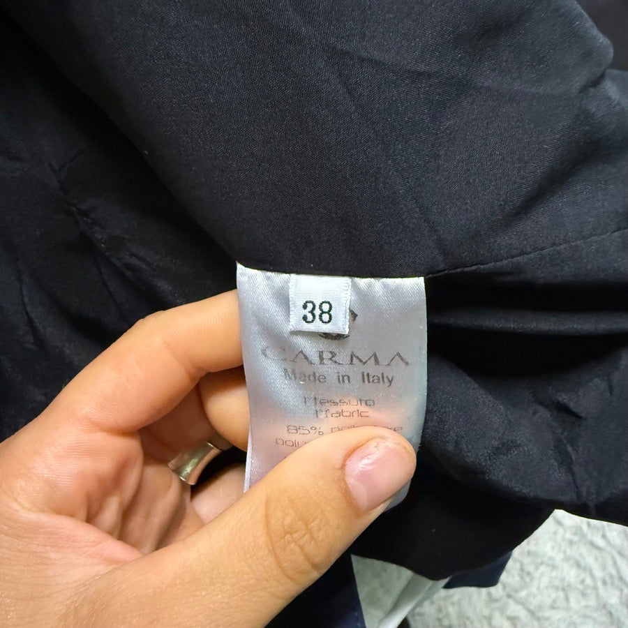 Other Women’s Size IT38 Navy Carma Horseback Riding Show Coat. Missing top button. (5)
