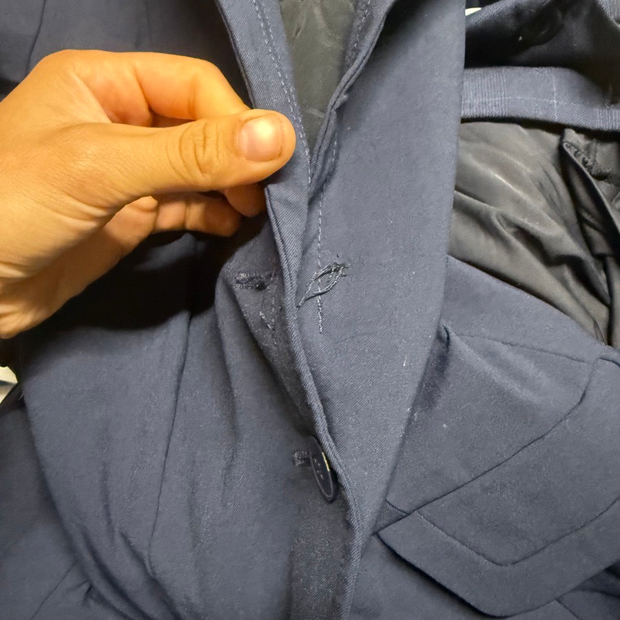 Other Women’s Size IT38 Navy Carma Horseback Riding Show Coat. Missing top button. (6)