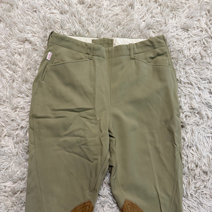 Women’s Size 30 Tan Tailored Sportsman Knee Patch Horseback Riding Breeches