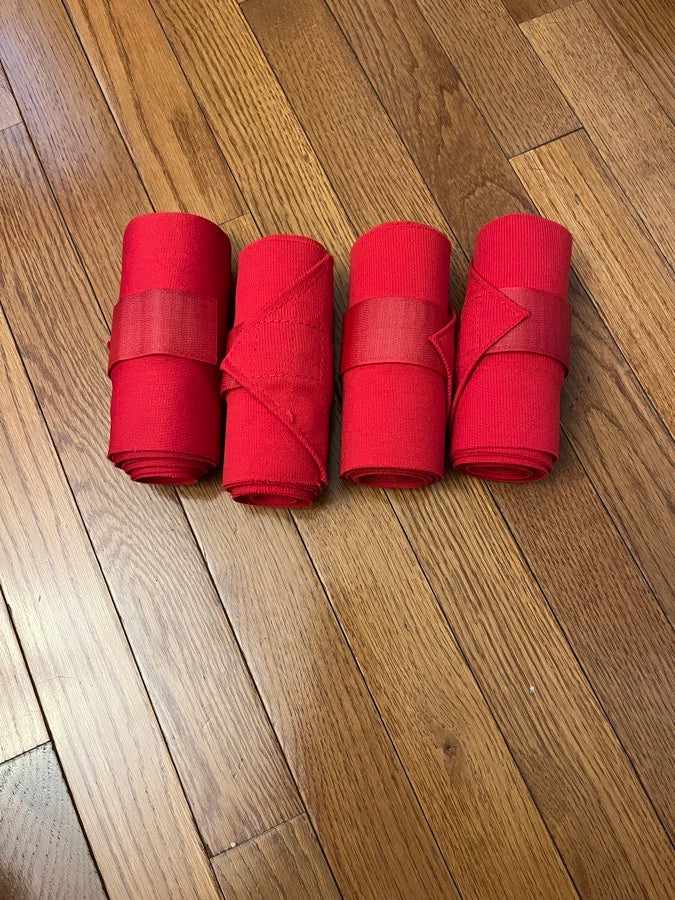 New red polo wraps
