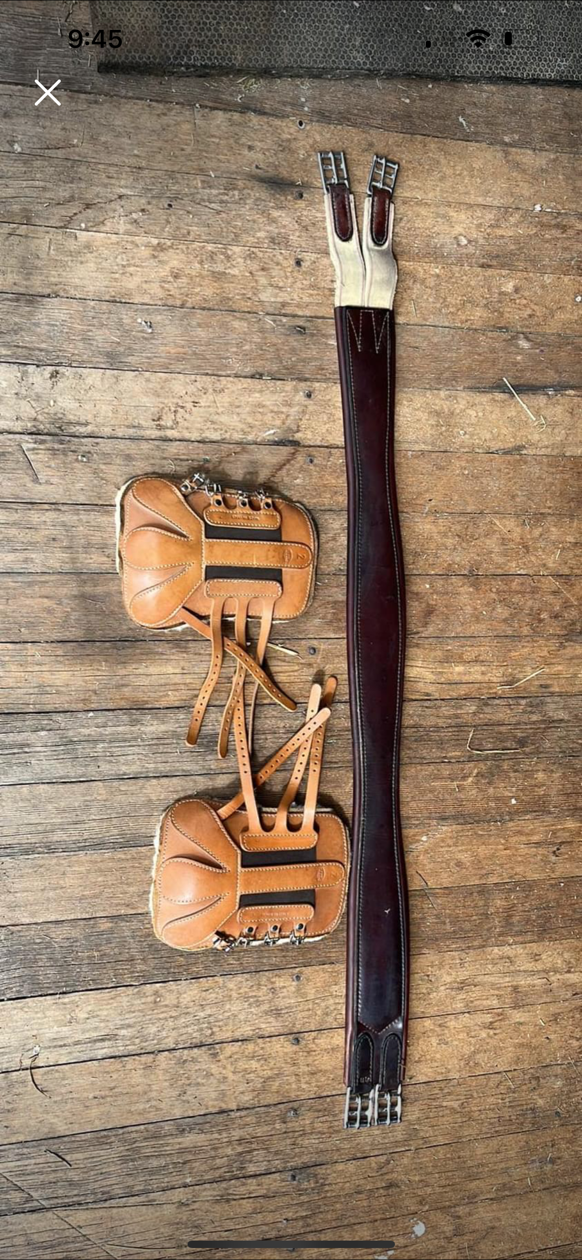 New Open Front Boots and Leather Girth