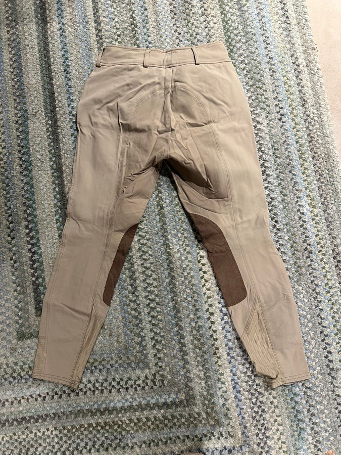 R.J. Classics Ladies’ Anna Mid-Rise Front-Zip Knee-Patch Breech
