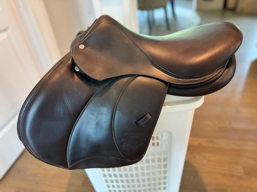 VOLTAIRE 16.5" Voltaire Palm Beach Saddle - Full Buffalo - 2020
