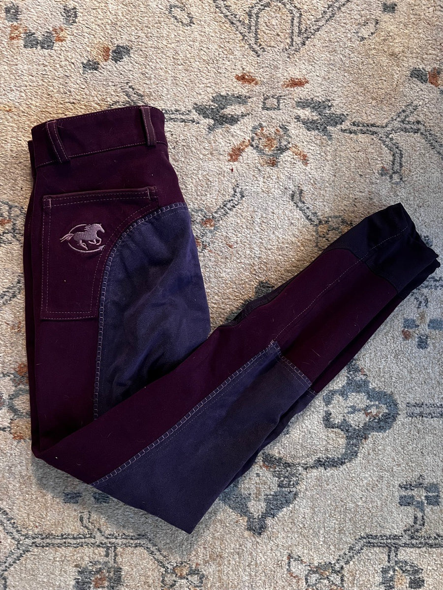 Full seat Piper breeches purple - 22L