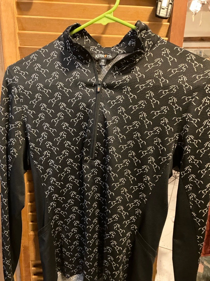 Kerrits long sleeve summer shirt black XS