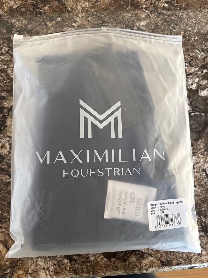Maximillian Riding Leggings/Full Grip/Navy