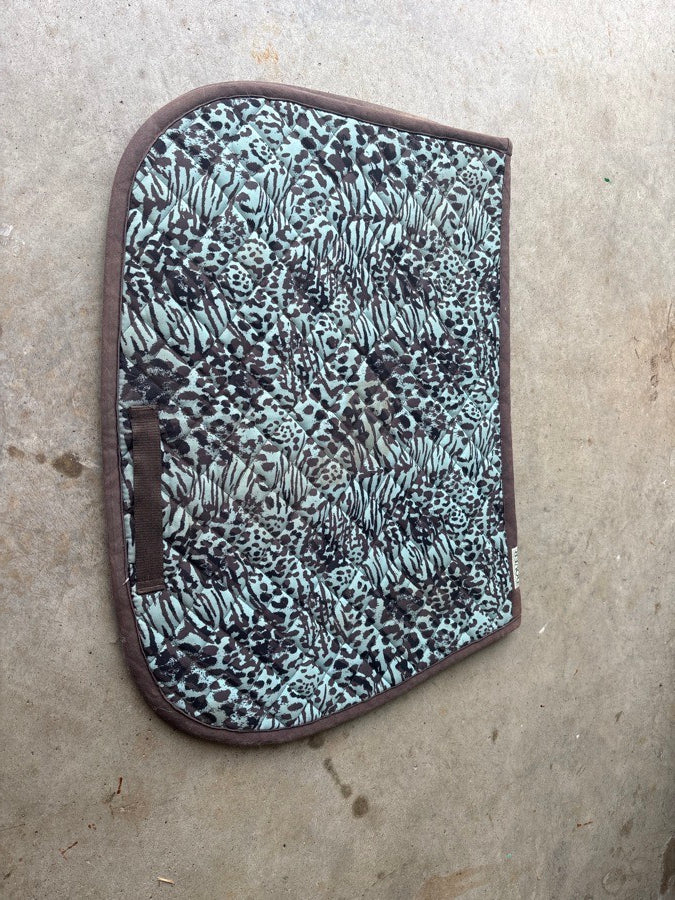 DOVER SADDLERY riders international animal print saddle pad
