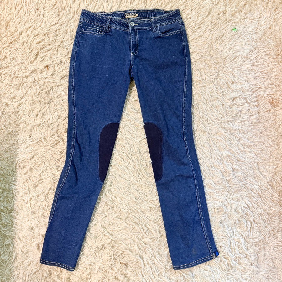Women’s Size 32 Jean Irideon Knee Patch Horseback Riding Western Breeches