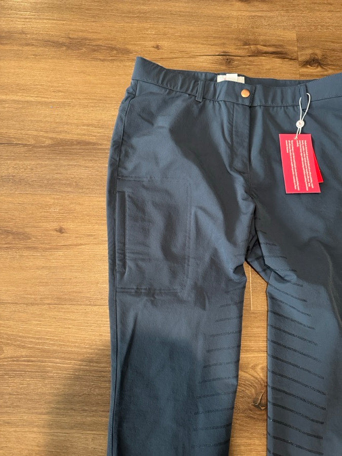 HORZE NWT Horze Anna Woman's Dark Blue Full Grip Breeches. Size 28 (3)