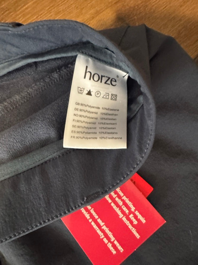 HORZE NWT Horze Anna Woman's Dark Blue Full Grip Breeches. Size 28 (5)