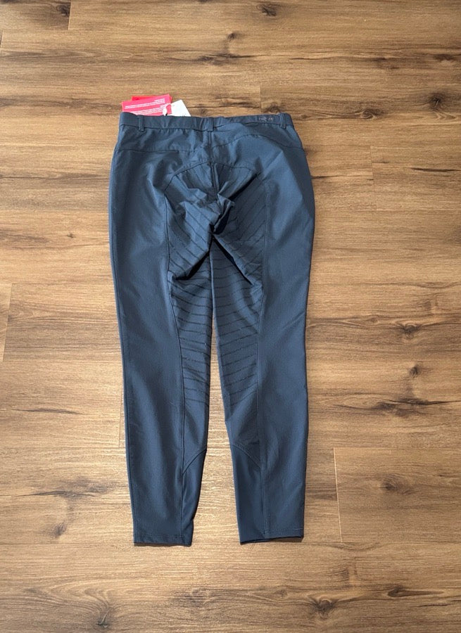 HORZE NWT Horze Anna Woman's Dark Blue Full Grip Breeches. Size 28 (8)