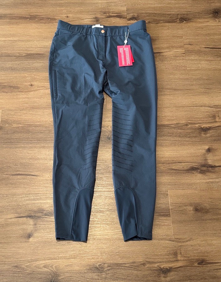 HORZE NWT Horze Anna Woman's Dark Blue Full Grip Breeches. Size 28 (7)