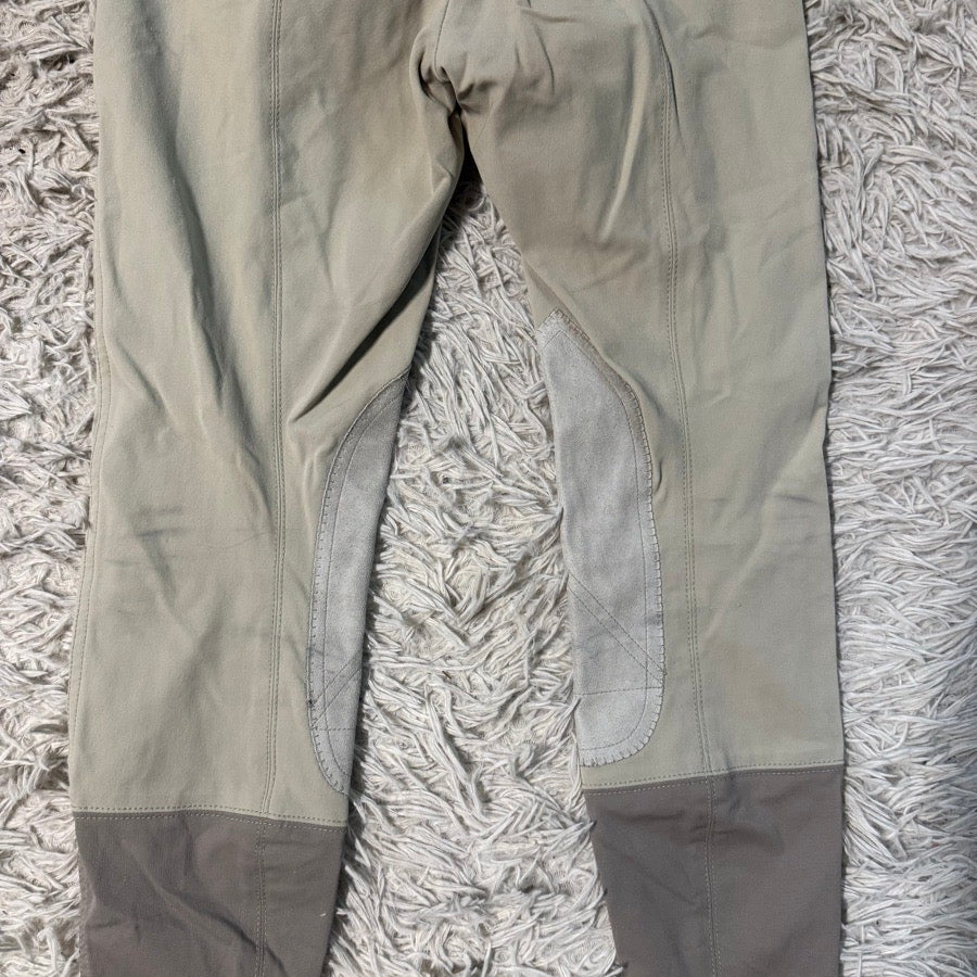 Women’s Size 26 Tan Mastermind Knee Patch Horseback Riding Breeches
