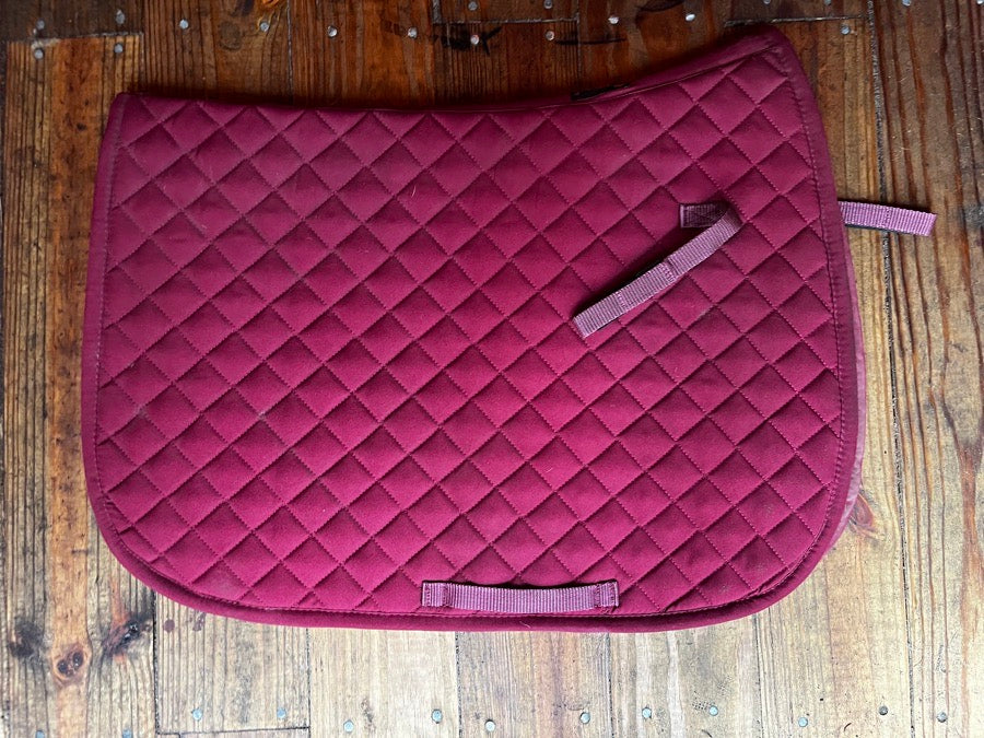 GATSBY Burgundy Gatsby All Purpose Saddle Pad (2)