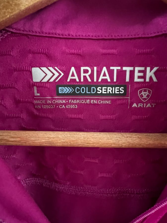 Ariat Tek Cold Series 1/4 Zip Baselayer
