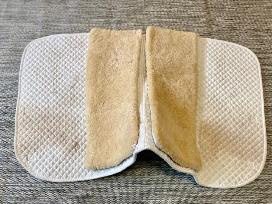 Other Dressage Quilted with Removable Sheepskin Panels. Pad & 1 Set of Panels WEB ONLY