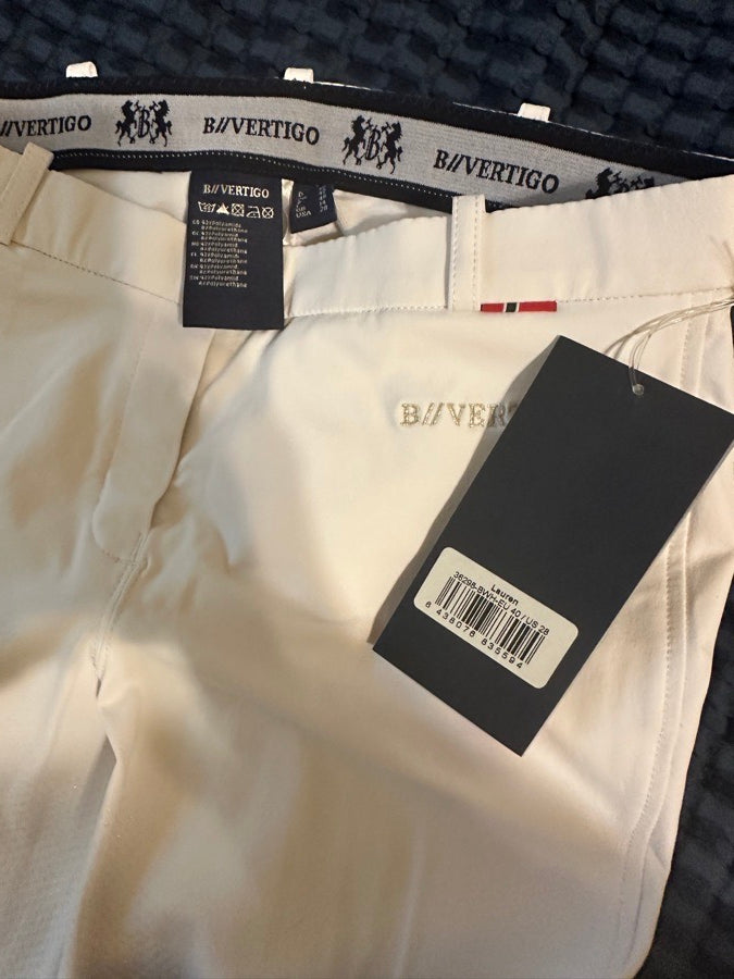 B Vertigo Full Seat Breech Sz 28 NWT