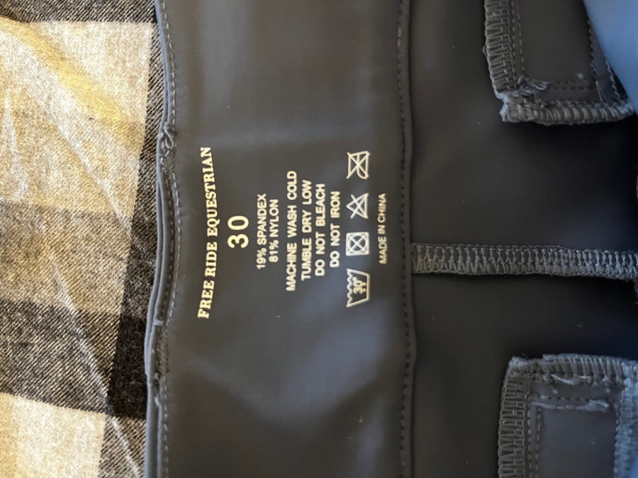 FREE RIDE EQUESTRIAN Free Ride Pro Breeches - 30 (5)