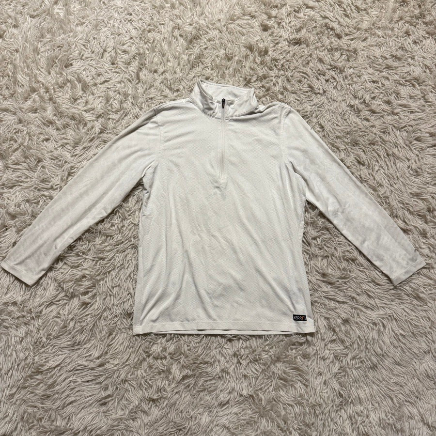 Girl’s XL White Kerrits Long Sleeve Horseback Riding Sunshirt. Good Condition.