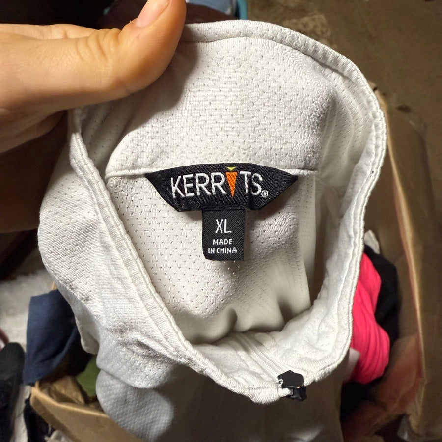 Girl’s XL White Kerrits Long Sleeve Horseback Riding Sunshirt. Good Condition.