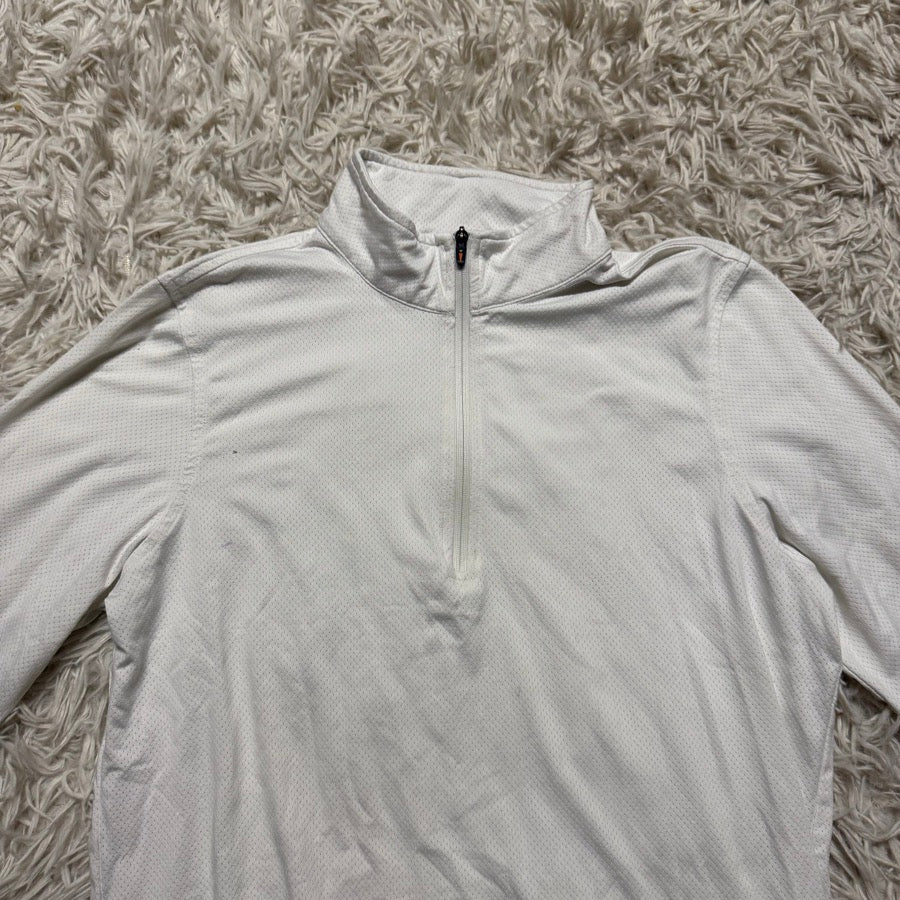 Girl’s XL White Kerrits Long Sleeve Horseback Riding Sunshirt. Good Condition.