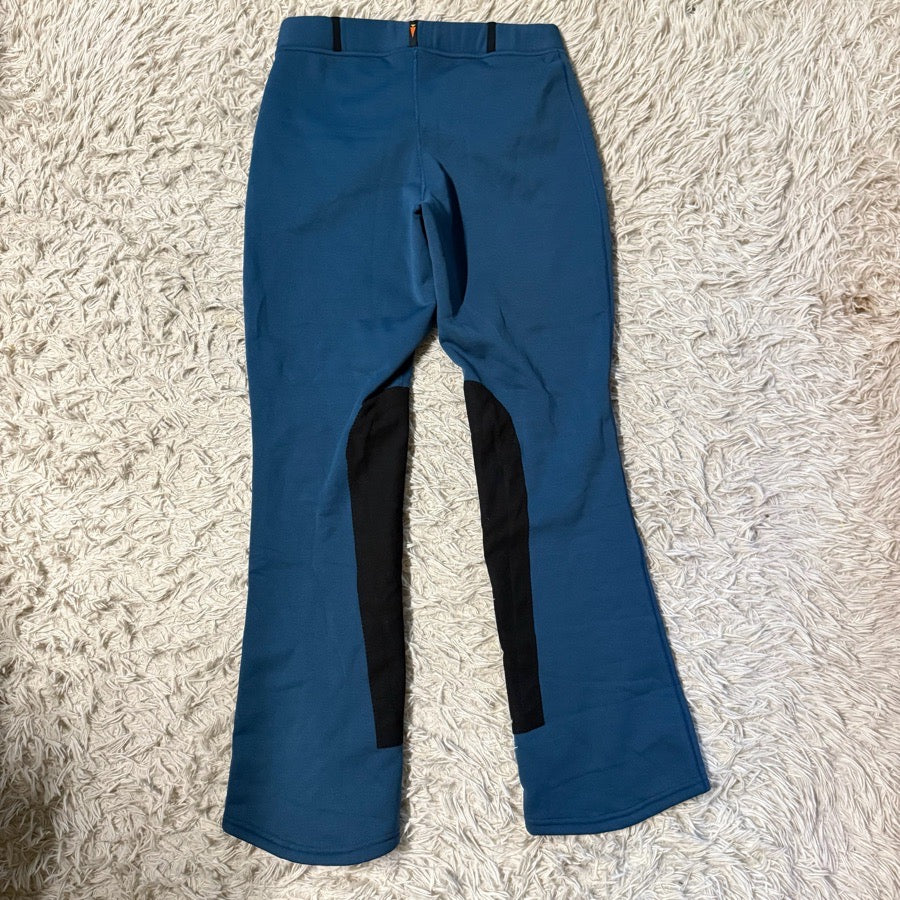Women’s XL Blue Kerrits Winter Horseback Riding Western Bootcut Breeches