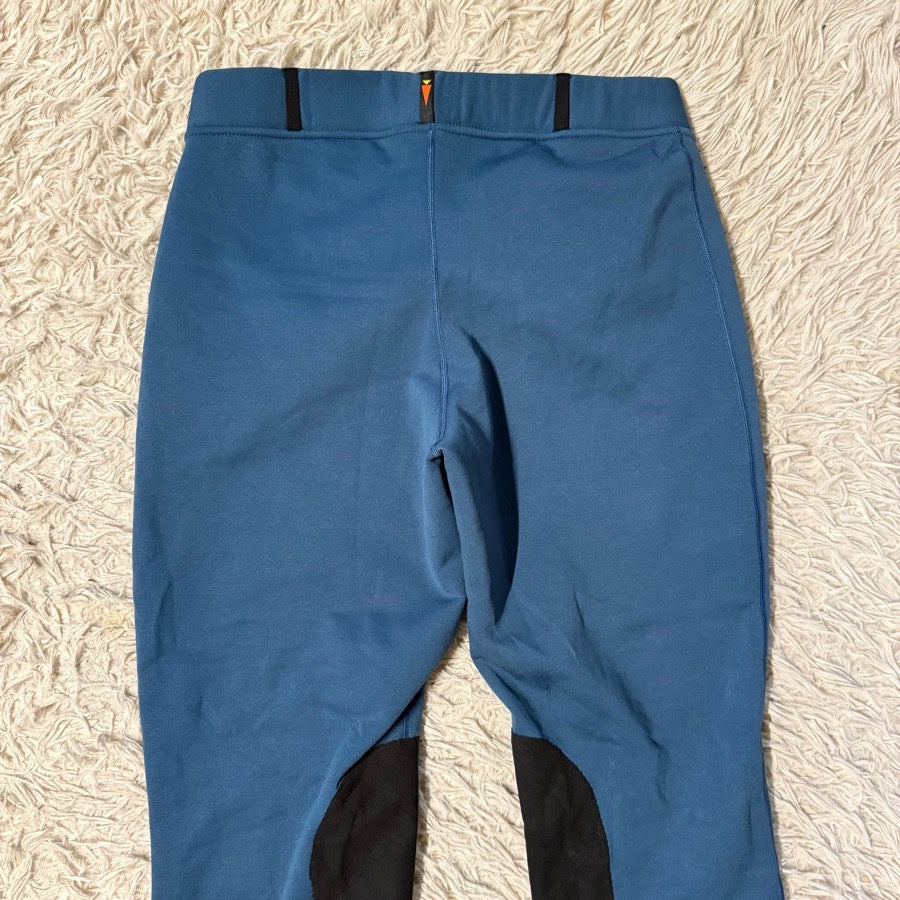 Women’s XL Blue Kerrits Winter Horseback Riding Western Bootcut Breeches
