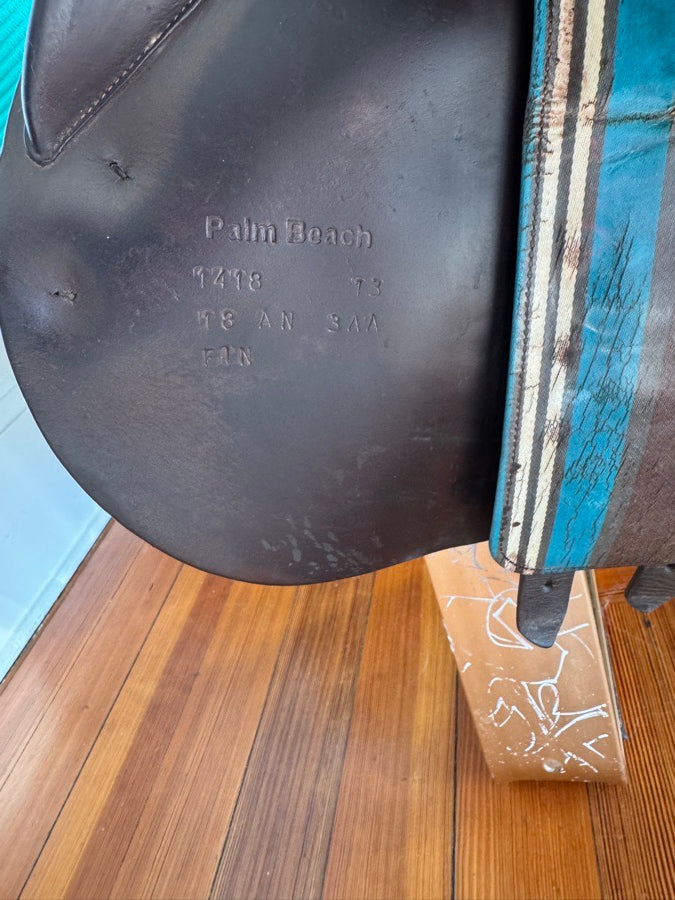 18” 2013 Voltaire Palm Beach Jump Saddle - Full Buffalo